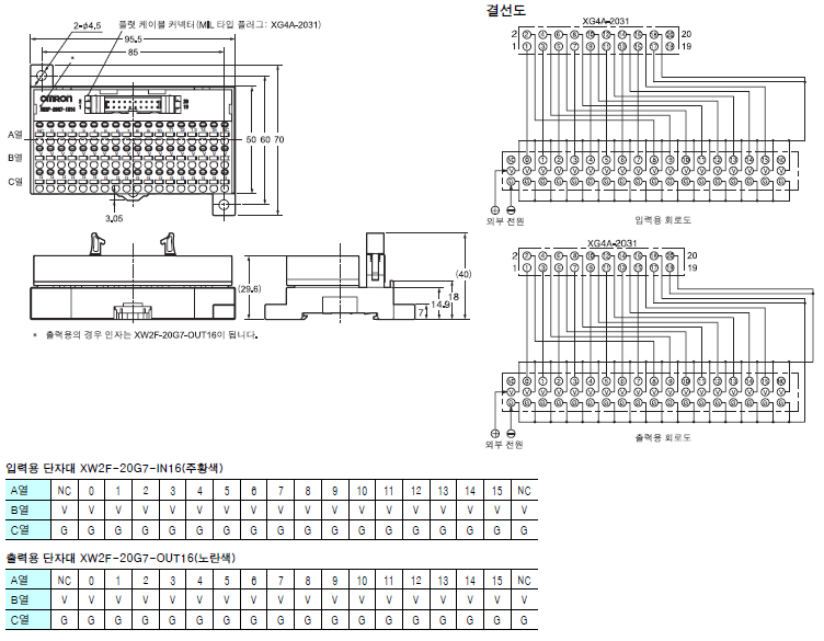 XW2F 外形寸法 7 