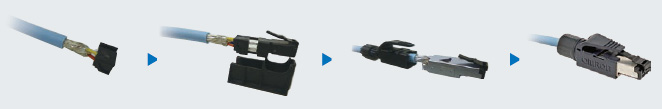 현장 조립 RJ45 커넥터