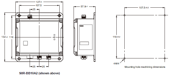 S8NR-S / S8R-BB Dimensions 13 