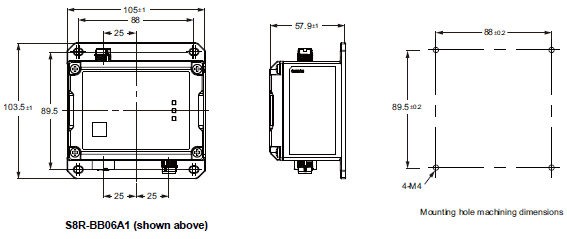 S8NR-S / S8R-BB Dimensions 12 