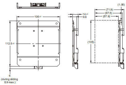 S8NR-S / S8R-BB Dimensions 15 