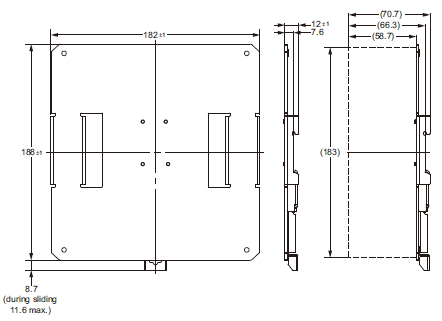 S8NR-S / S8R-BB Dimensions 6 